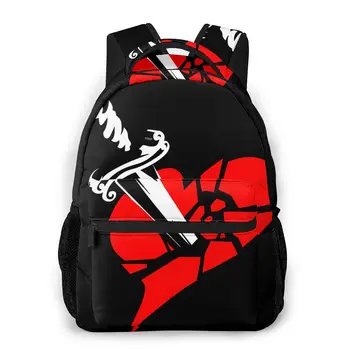 

Heart And Dagger New Pattern knapsack Persona 5 Teens Books Backpack
