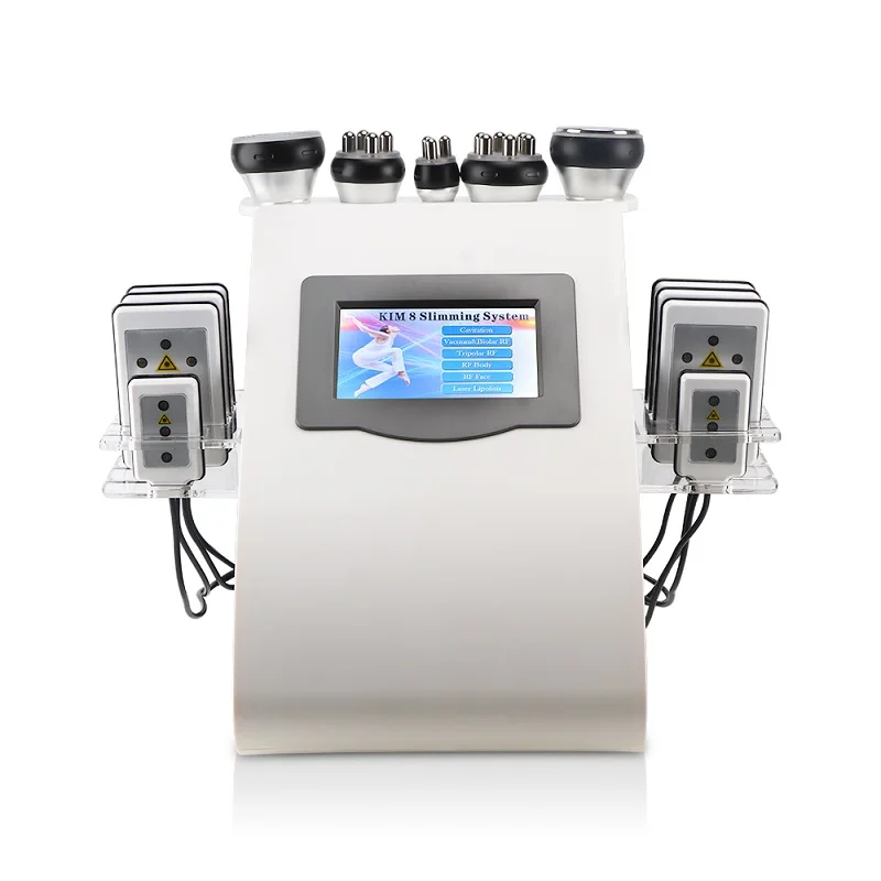 US $427.00 Advanced 6 In 1 40K Cavitation RF Vacuum Laser Radio Frequency Slimming Machine Fat Burning Liposuction For Spa Dropshipping