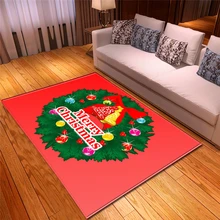 Мягкий Пушистый Тонкий Поролоновый ковер большой моющийся прямоугольник без запаха Противоскользящий яркий цветной напольный коврик рождественские украшения для гостиницы
