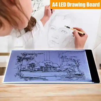 

A4 LED Light Pad USB Digital Graphics Pad A4 LED Drawing Copy Board Electronic Art Graphic Tablets Painting Writing Pad