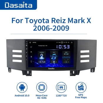 

Car Autoradio 1 Din Android 10.0 for Toyota Reiz GPS 2006 2007 2008 2009 Navigation 9" Multi Touch Screen TDA7850