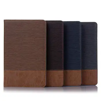 

For Samsung Galaxy Tab A 8.0 2019 Case Patchwork Business PU Leather Cover Flip Wallet Card Slot Stand Case for SM-T290 T295