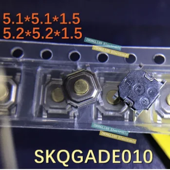 

freeshipping 100pcs/Lot SMD button switch SKQGADE010 5.1X5.1X1.5 5.2X5.2X1.5