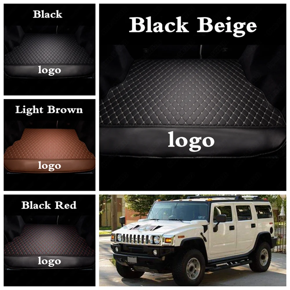 Custom Auto Kofferbak Boot Matten Voor Hummer H2 Lederen Cargo Boot Liner Tapijt Tapijt Prot