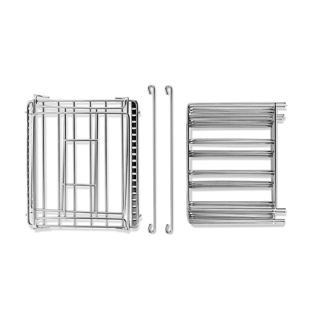 Rack Sous Vide in acciaio inossidabile e contenitori per fornelli Sous Vide da 11 litri divisori rimovibili separatore per circolatori ad immersione