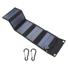 20 Вт USB порт солнечная панель s портативный складной водонепроницаемый Солнечная Панель зарядное устройство power Bank для телефона зарядное устройство