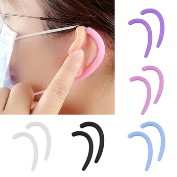 

5Pairs Reusable Ear Hook Suitable For Comfortable Face Cover Universal Silicone Ear Protection Ear Hooks