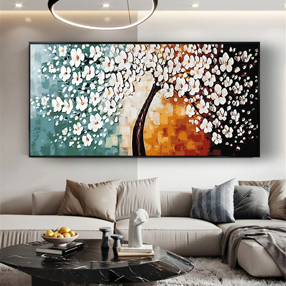 

Modern 100% Handpainted Abstract Oil Painting Gold Money Tree 3d Texture On Canvas Home Decor Wall Art Picture For Living Room