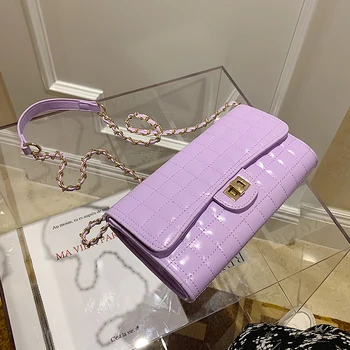 

Brand Design Small Square Bag 2020 Fashion New High-quality PU Leather Women's Designer Handbag Chain Shoulder Messenger Bag