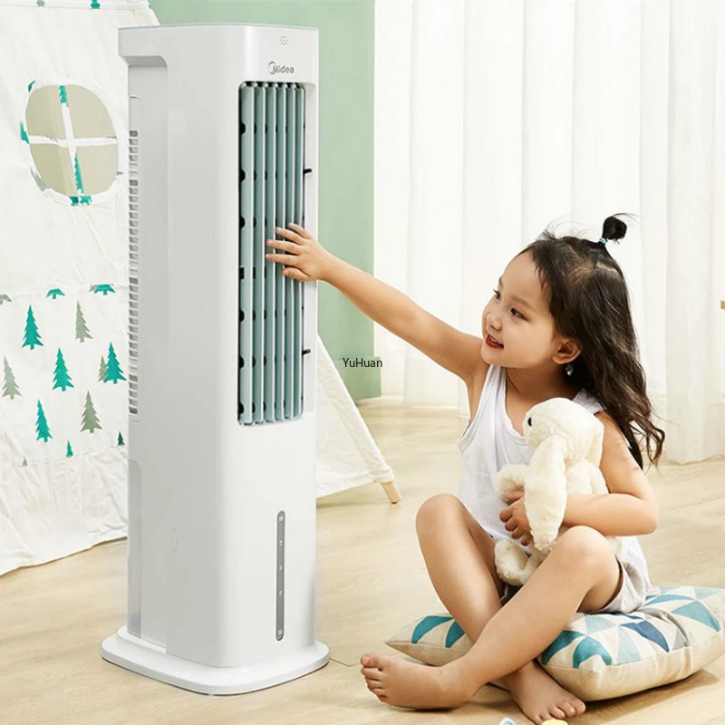 Ventilador de aire acondicionado portátil para hogar, torre de aire fresco para dormitorio, 220V|fanáticos| - AliExpress