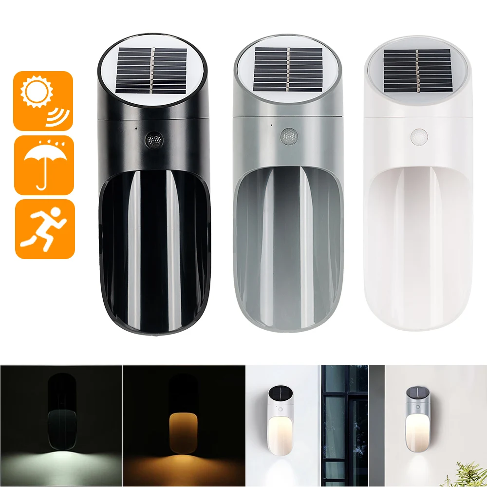 

15 LED Solar Power Light PIR Motion Sensor Microwave Induction Outdoor Waterproof Solar Wall Lamp Garden Yard Security Light