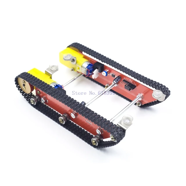 A2-- Tank Robot Smart Car Chassis+Acrylic Plate Track Integrated 2 Motors A2-- Tank Robot Smart Car Chassis+Acrylic Plate Track Integrated 2 Motors