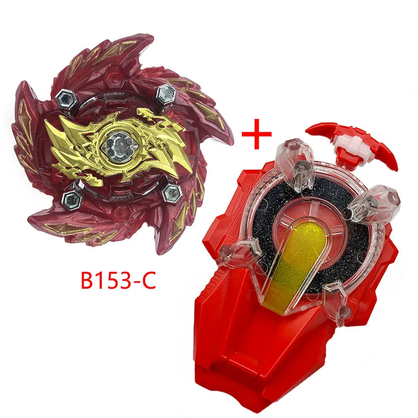 153-Cbeyblade+火石红黑发射器
