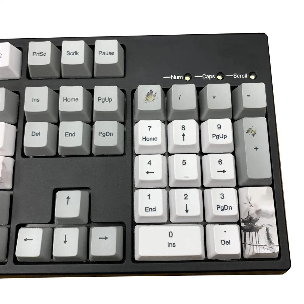  Ink Keycap OEM PBT Keycaps Full Set Mechanical Keyboard Keycaps PBT Dye-Sublimation Keycap