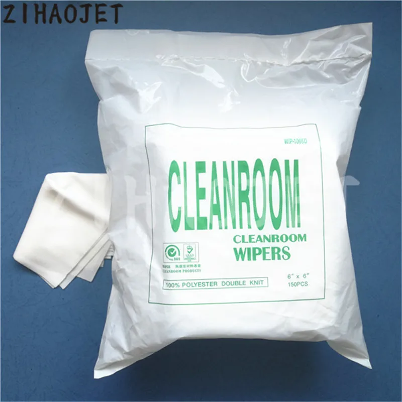 5packs 750pcs 6*6'' cleanroom wipers for Seiko 510 1020 Epson DX4 DX5 DX7 DX10 Konica printhead cleaning cloth kit | Компьютеры и