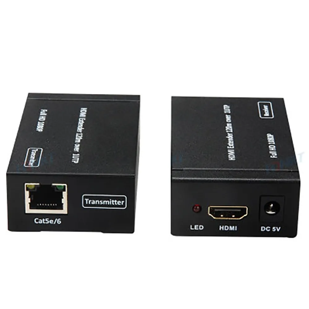 Hdmi удлинитель 60 м 120 м по Ethernet tcp/ip rj45 cat5e cat6 hdmi разделитель усилитель сигнала, передатчик, приёмник для hd DVD PS3