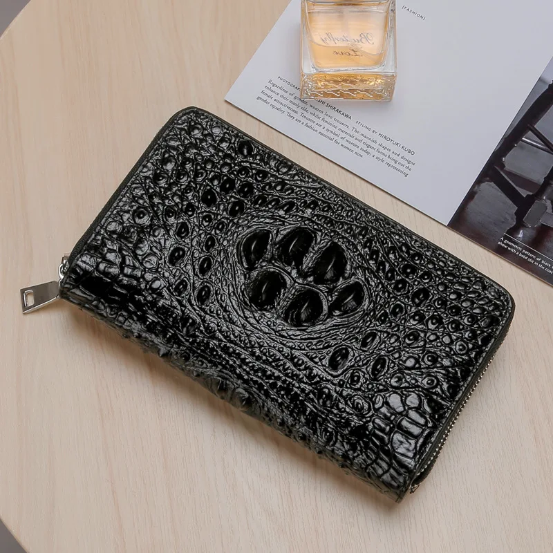 

2019 New Style MEN'S Leather Wallet Card Bit More Dissection Clutch Trend Full-grain Leather MEN'S Wallet on Behalf