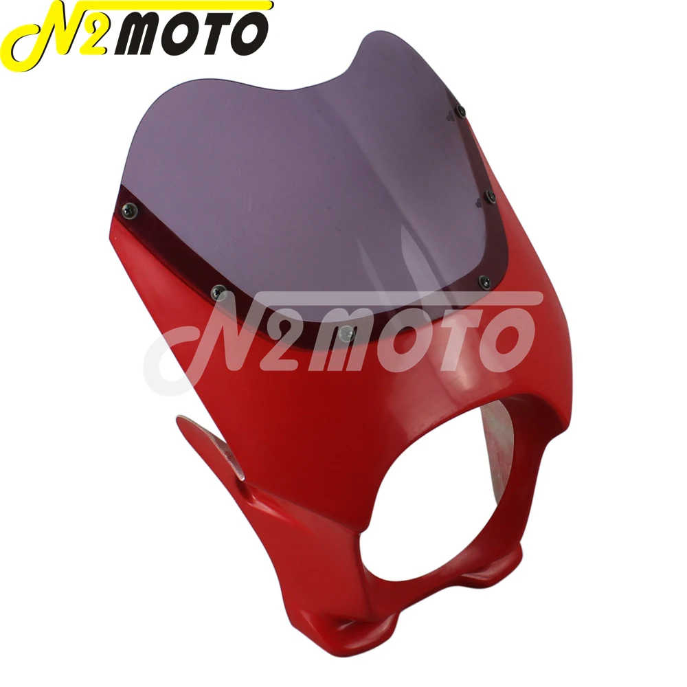 Красный мотоцикл 6 &quotфара обтекатель фары капот лобовое стекло для Suzuki EN125 GSX125