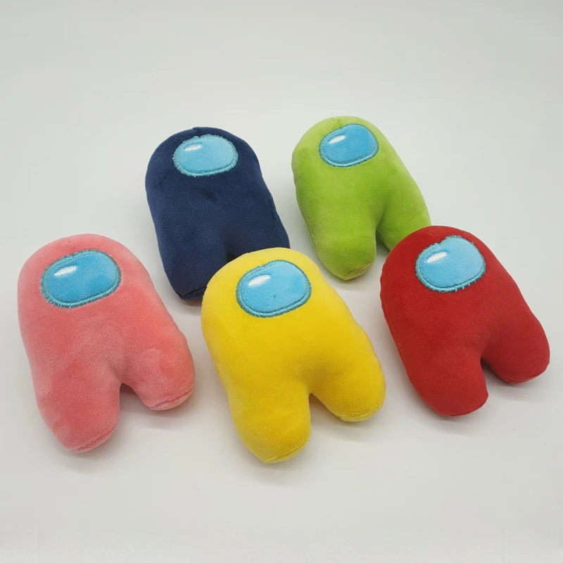 

2020 Hot Game Among Us Plush Toys Anime Cartoon Figure Dolls 10cm PP Cotton Stuffed Animal Plush Toys for Kids Christmas Gifts
