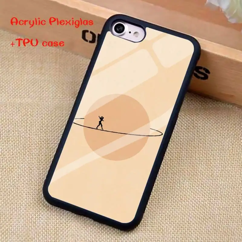 

Coque Fundas For Iphone 11 PRO Abstract Phone Case Yellow Girls Moon Mobile Phone Case MAX XS XR 6S 7 8 PLUS SE 2020 Cases Cover