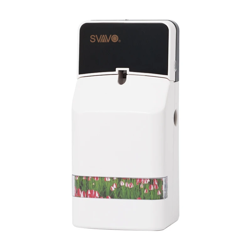

SVAVO Automatic Aerosol Dispenser Wall mounted Smart Fragrance Machine with Safety Lock for Pubilc Places Household
