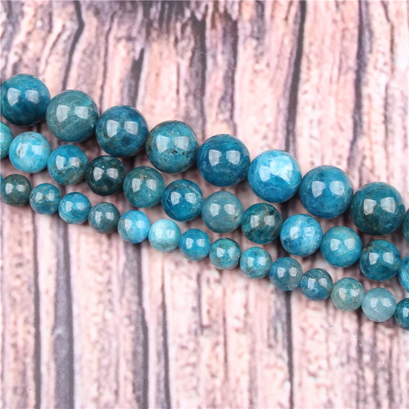 Апатит натуральный камень бусины Круглые для самостоятельного изготовления