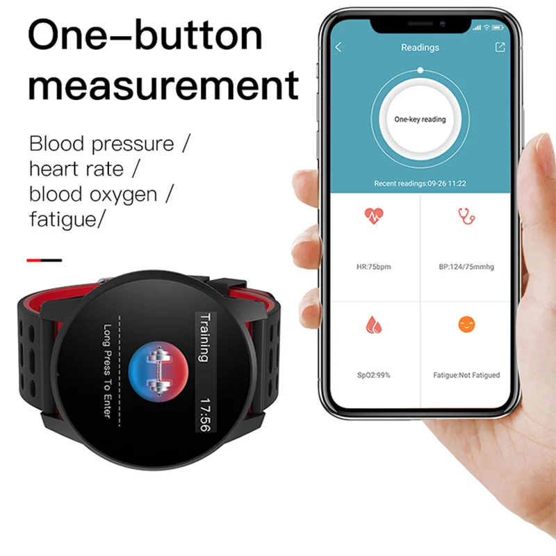Men  women Sports Smart Watch  Heart Rate Monitor Blood Pressure Fitness Tracker Smartwatch GPS Sport Watch for Android Ios