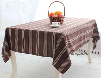 

European-style American cotton and linen simple modern rectangular pad table cloth Table runner