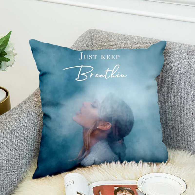 Ariana Grand Pillow Case Polyester Decorative Pillowcases Throw Pillow Cover style-1