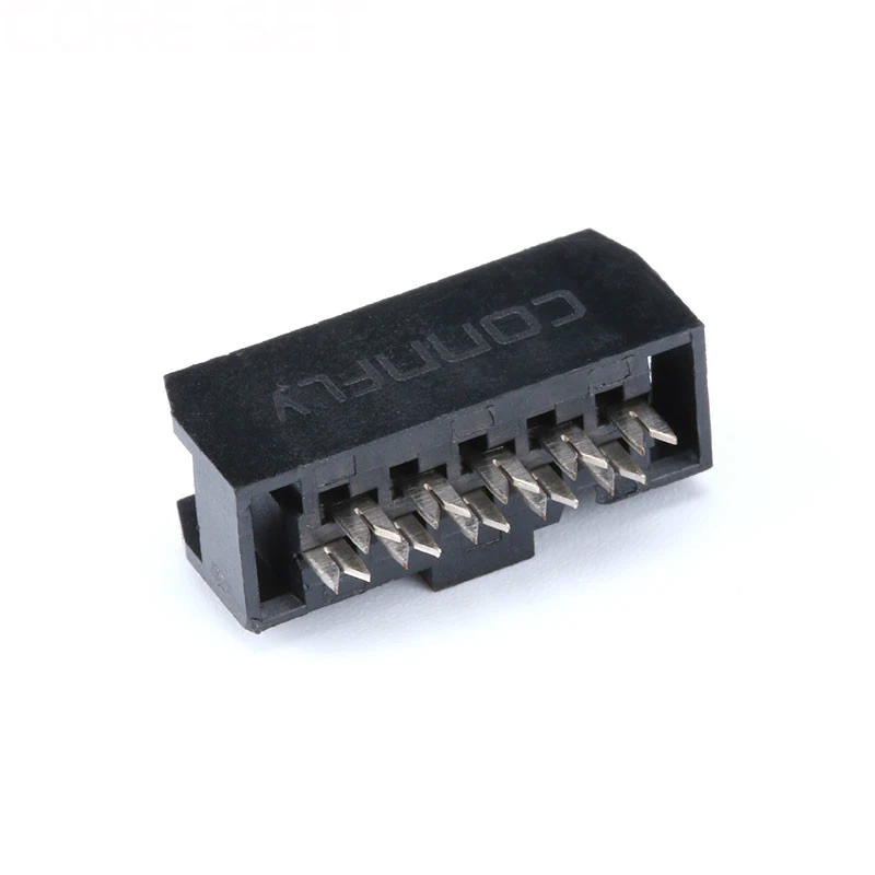 thumbnail image 2 of 10-Pack 2.54mm 2x4 Pin (8 Pin) Straight Male Shrouded PCB Box Header IDC Sockets 2 of 9