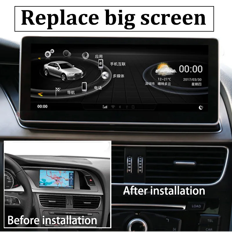 Liislee Car Multimedia Player NAVI per Audi A5 8T 2007 ~ 2016 auto originale MMI Touch Radio Stereo CarPlay navigazione GPS