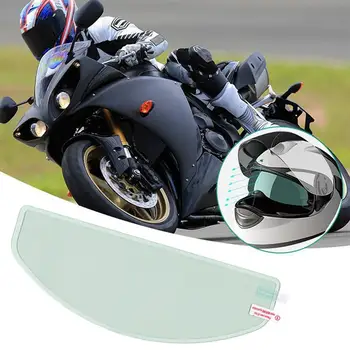 

Motorcycle Full Face Helmet Clear Anti-fog Patch Generic Safer Parts Helmets Lens Moto Moto Driving Anti-fog Visor D2I6