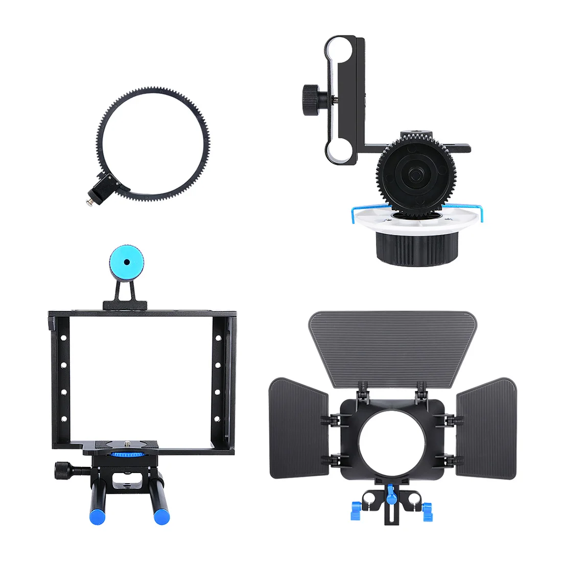 ⁦كيج و ريغ كاميرا FEICHAO Rabbit Cage مناسب لكاميرات DSLR وبدون مرآة مع مات بوكس و فولوفوكس وقبضة يد⁩ - الصورة ⁦4⁩