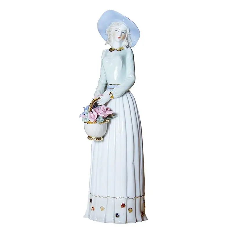 

1pc Adornment Creative Pretty Chic Beautiful White Porcelain Adornment Craft Ceramic Adornment Desktop Adornment Decoration