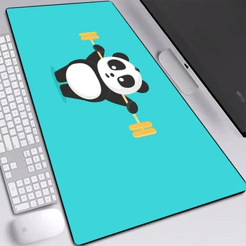 

Cute Mouse Mat Big cartoon Panda Printed Desktop Pad Accurate-control Table Pad with Softy pad for CSGO DOTA Gamer Accessories