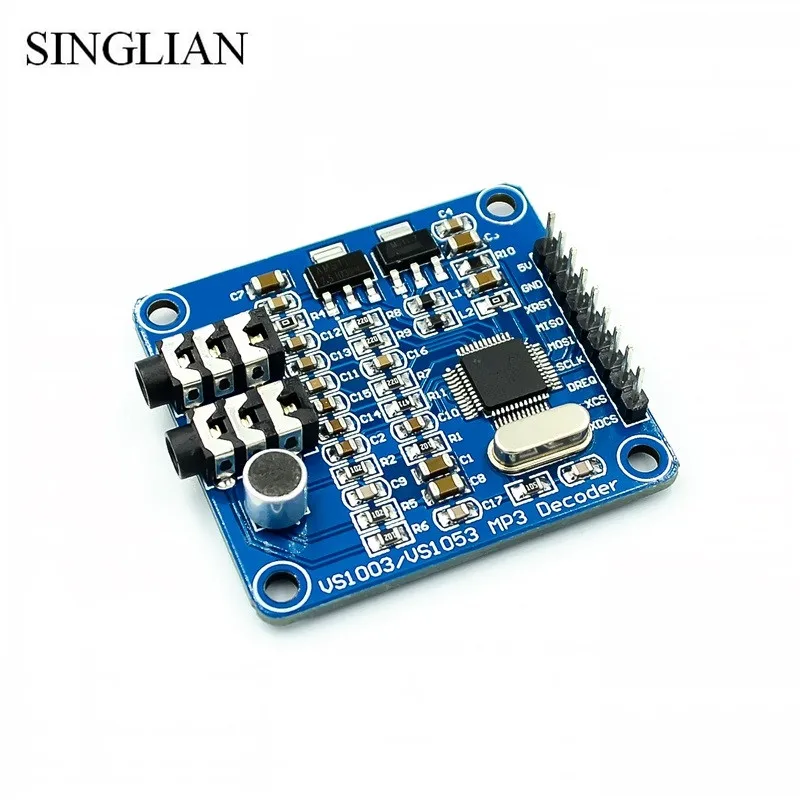 VS1003B MP3 декодирующий модуль микрофонная головка STM32 MCU макетная плата аксессуары