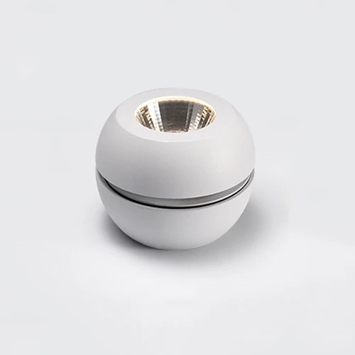white 10W Поверхностный монтаж потолочный светильник 360 градусов вращающийся 10W20W40W COB светодиодный точечные потолочные светильники AC110-220V светодиодный потолочный светильник Внутреннее освещение - Цвет корпуса: white 10W