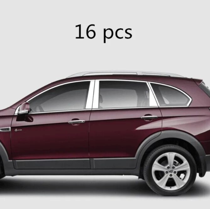 Стайлинг автомобиля отделка окон из нержавеющей стали для Chevrolet Captiva 2012 2013 2014 2015