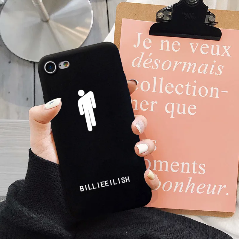 Billie Eilish логотип Rainbow Blohsh глаза океана чехол для телефона для iPhone XS MAX XR X 7 8 6 6s Plus Мягкая силиконовая задняя крышка Coque Capa