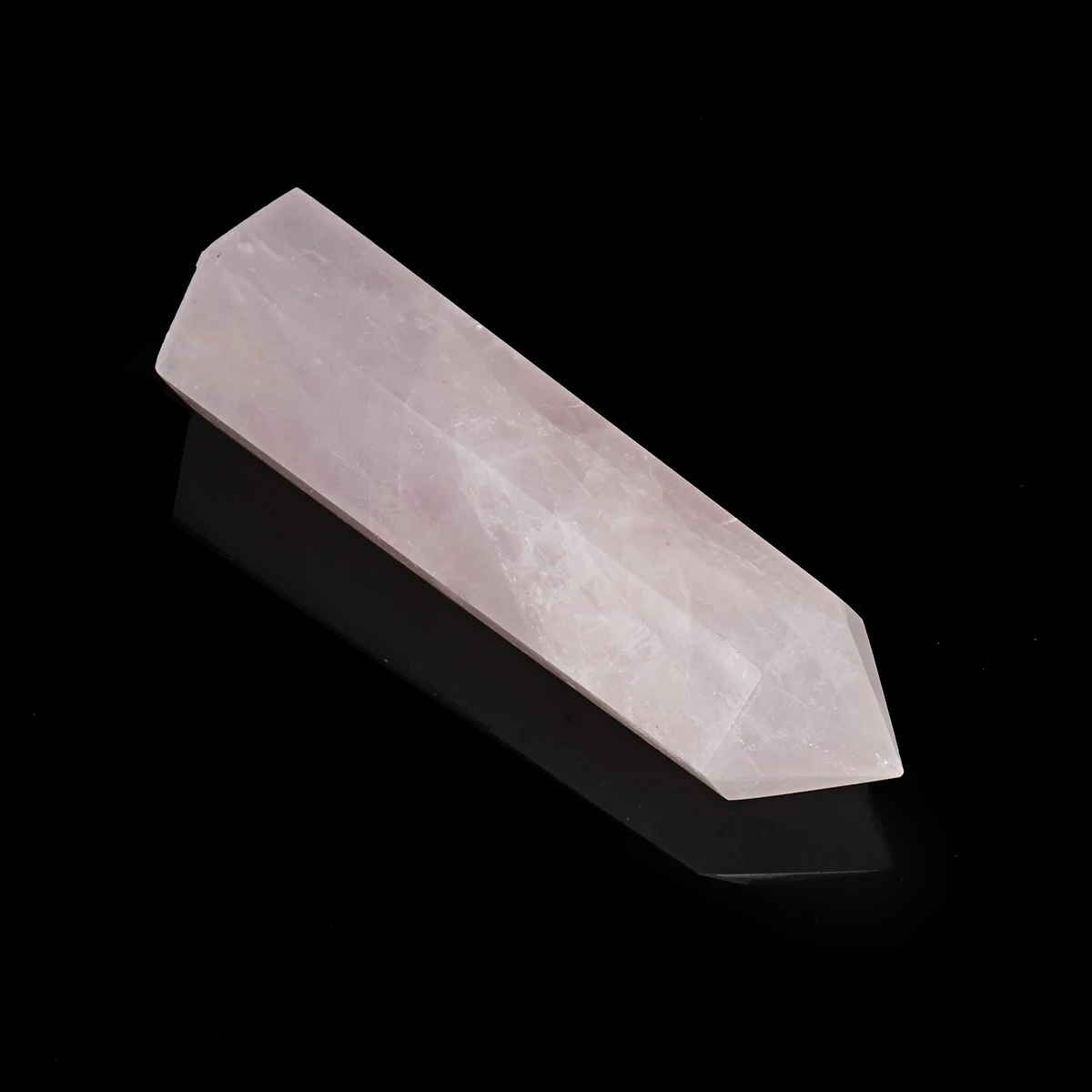 Rose Pink Natural Rock Stone Quartz Crystal Wand Point Healing Mineral Stones Collection DIY Home Decoration Crafts 40-90mm