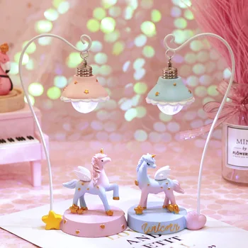 

Unicorn Table Lamp Kids Night Lights Baby Bedside Nursery Lights Unicorn Decoration Bedroom New Year Gift Home Decor Accessories