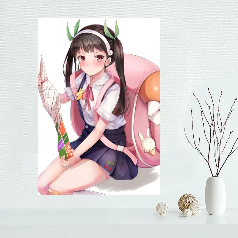 Плакат Mayoi Hachikuji на заказ высокий художественный Шелковый Холст с аниме печать