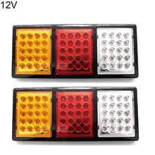

LED Lamp Warning Tail Light 2Pcs DC 12V/24V 60Beads Waterproof Truck Decorative