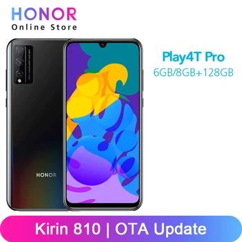 

Honor Play4T Pro 4 T 6GB 128GB / 8GB 128GB Kirin 810 Octa Core Smartphone 4000mAh 48MP 6.3" OLED Dewdrop Display
