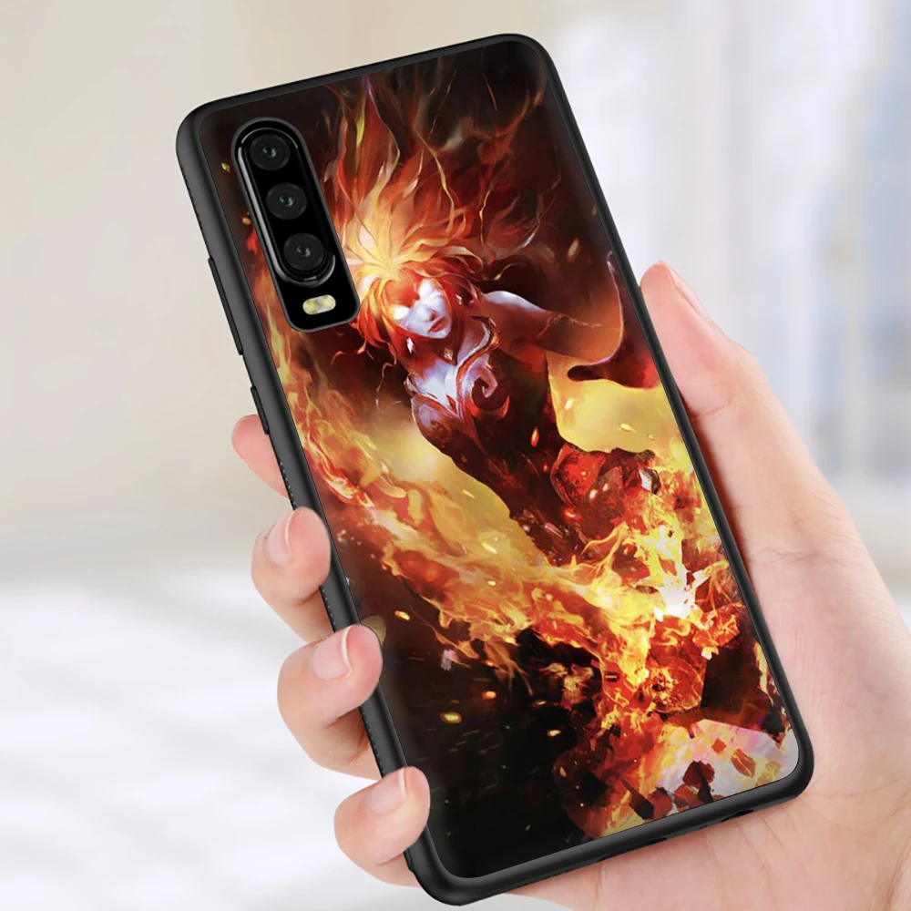 Dota 2 логотип мягкий силиконовый чехол для телефона huawei P8 P9 P10 P20 P30 Lite Mini Pro P Smart Z Plus