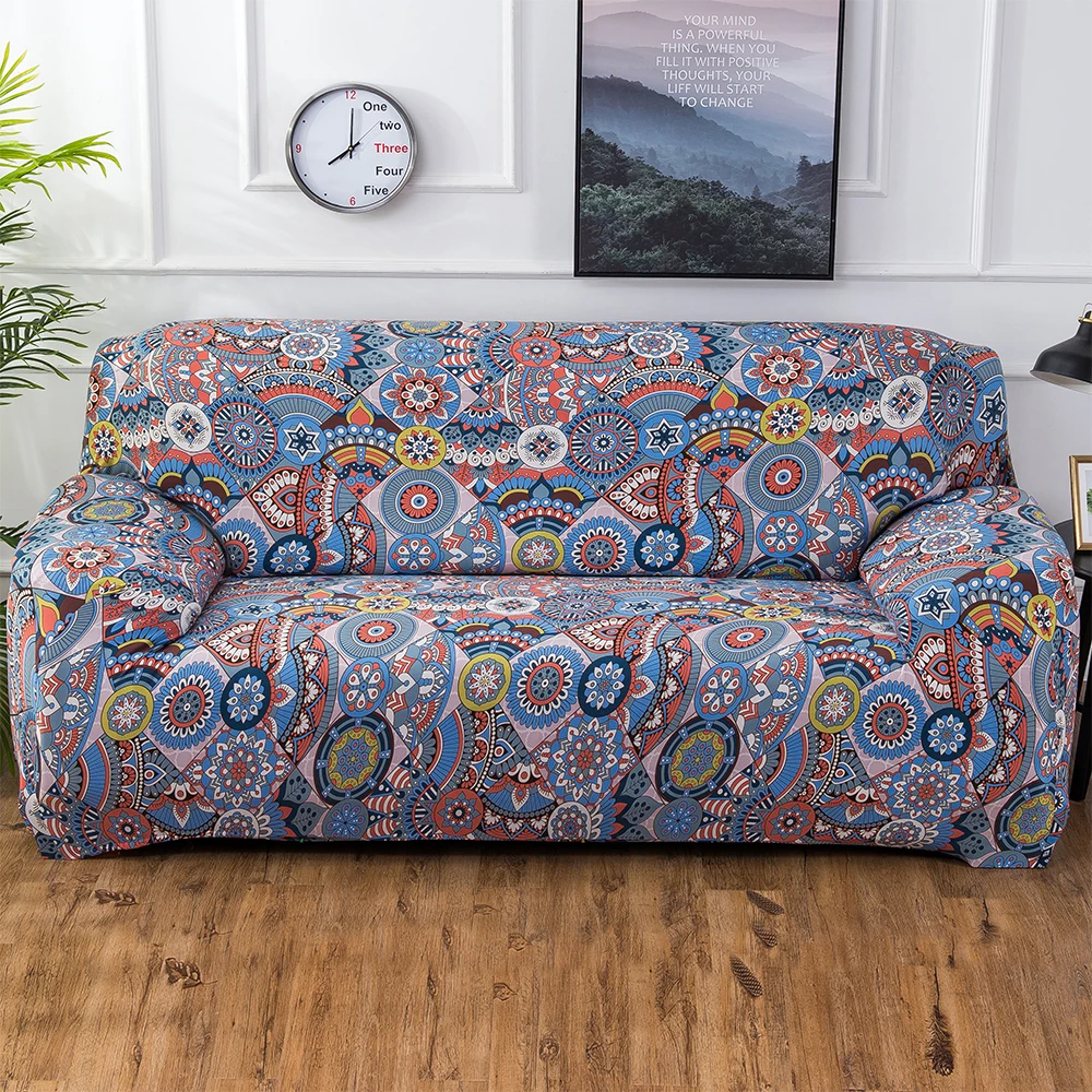 Airldianer, геометрические эластичные Чехлы для дивана из спандекса, плотные Чехлы для дивана, все включено, для гостиной, секционные Чехлы для дивана, сиденья - Цвет: 004