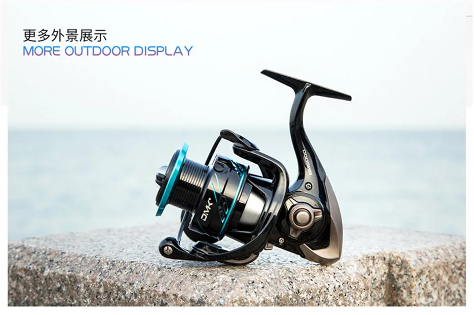 DMK blue moon 2500-5000 5,2: 1 спиннинговая отжимная катушка 11BB катушка из сплава 16Kgs drag power соленая пресная вода