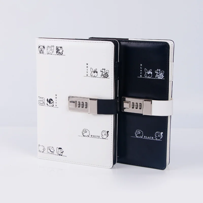 A5 Notebook Diary With Lock Password Book Planner Refill Daily Journal Travelers Agenda Office School Stationery Gift A5 Notebook Diary With Lock Password Book Planner Refill Daily Journal Travelers Agenda Office School Stationery Gift