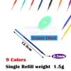 60Pcs/Set Pen Refill Writing 0.5mm Erasable Pen Refills Rod Blue Ink Washable Handle For School Stationery Office Gel Pen Refill 3