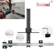 Новые сверлильные направляющие втулки аппаратные средства для шкафа джиг выдвижной ящик для дерева бурение дюбеля отверстие джиг мебель пробивая истинное положение инструменты